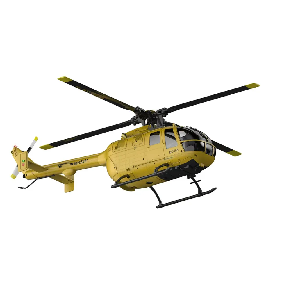RC ERA C180 1/25 Scale 2.4G 6CH Single Rotor Flybarless RC Helicopter Model with Barometer, TOF LiDAR Altitude Hold & Optical Flow Positioning (RTF Version)
