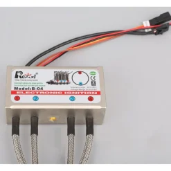 RCEXL CDI Electronic Ignition with Auto-Ignite Angle for L4/V4/V8 Engine and ME-8 1/4-32 Spark Plug (HV Type/90 Degree)