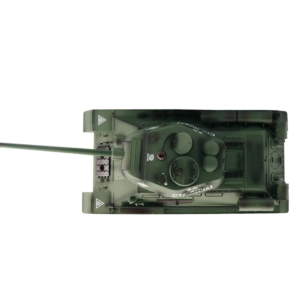 1/16 RC Tank Soviet T-34 Medium Tank 2.4G Remote Control Model Military Tank with Sound Smoke Shooting Effect - Upgraded Edition