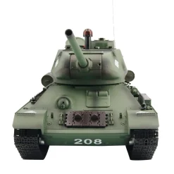 1/16 RC Tank Soviet T-34 Medium Tank 2.4G Remote Control Model Military Tank with Sound Smoke Shooting Effect - Upgraded Edition