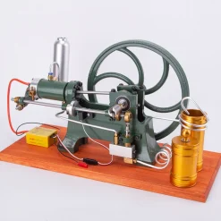 RETROL Antique 4-Stroke Hot-bulb Engine Simulation Horizontal Water-cooled Gasoline Tractor Engine Internal Combustion Engine Model Collection