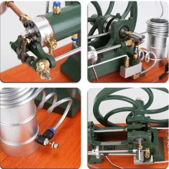 RETROL Antique 4-Stroke Hot-bulb Engine Simulation Horizontal Water-cooled Gasoline Tractor Engine Internal Combustion Engine Model Collection