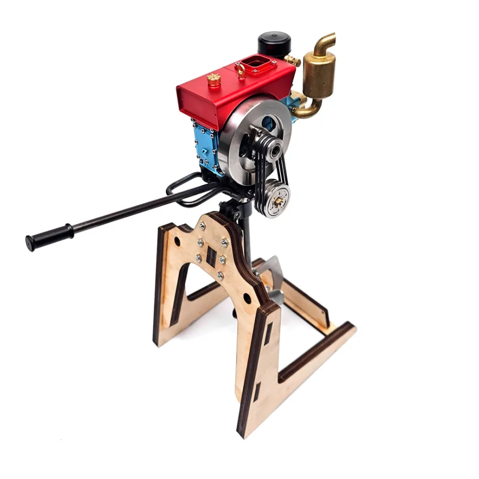RETROL 2.6cc Single Cylinder 4-Stroke Gasoline Engine Mount Kit With Underwater Propeller Tail Assembly For 1-1.3m Model Fishing Boats