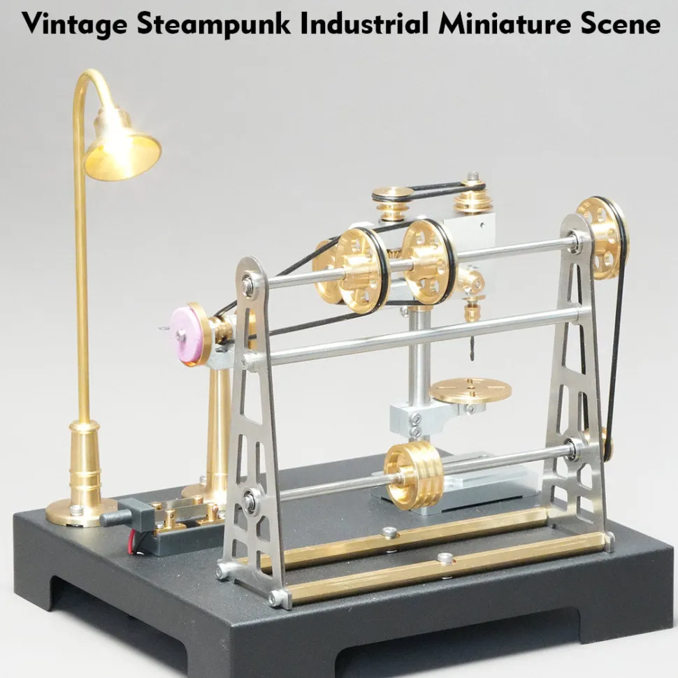 RETROL GF-01 Mechanical Transmission Kit - Functional DIY Expansion for SE-01/02/03 Steam Engine Models