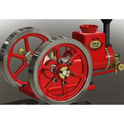 RETROL HM-01 7cc Antique Hit and Miss Engine 4-stroke Stationary Engine Horizontal IC Engine Model That Works
