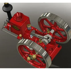 RETROL HM-01 7cc Antique Hit and Miss Engine 4-stroke Stationary Engine Horizontal IC Engine Model That Works
