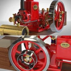 RETROL HM-01 Hit and Miss Engine with Starter Kit, Stand and Accessories - One Key Start
