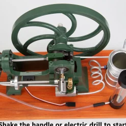 RETROL Horizontal Mill Engine Stationary Steam Engine Hot-bulb Engine Look 4-Stroke Water-cooling Gasoline Engine IC Engine Model