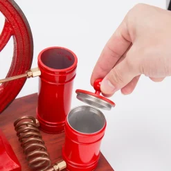 RETROL Horizontal Mill Engine Stationary Steam Engine Hot-bulb Engine Look 4-Stroke Water-cooling Gasoline Engine IC Engine Model