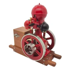 RETROL & OKMO B01 Ball Top Miniature Water-Cooled Single-Cylinder 4-Stroke Hit and Miss Gasoline Internal Combustion Engine Model