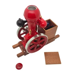 RETROL & OKMO B01 Ball Top Miniature Water-Cooled Single-Cylinder 4-Stroke Hit and Miss Gasoline Internal Combustion Engine Model