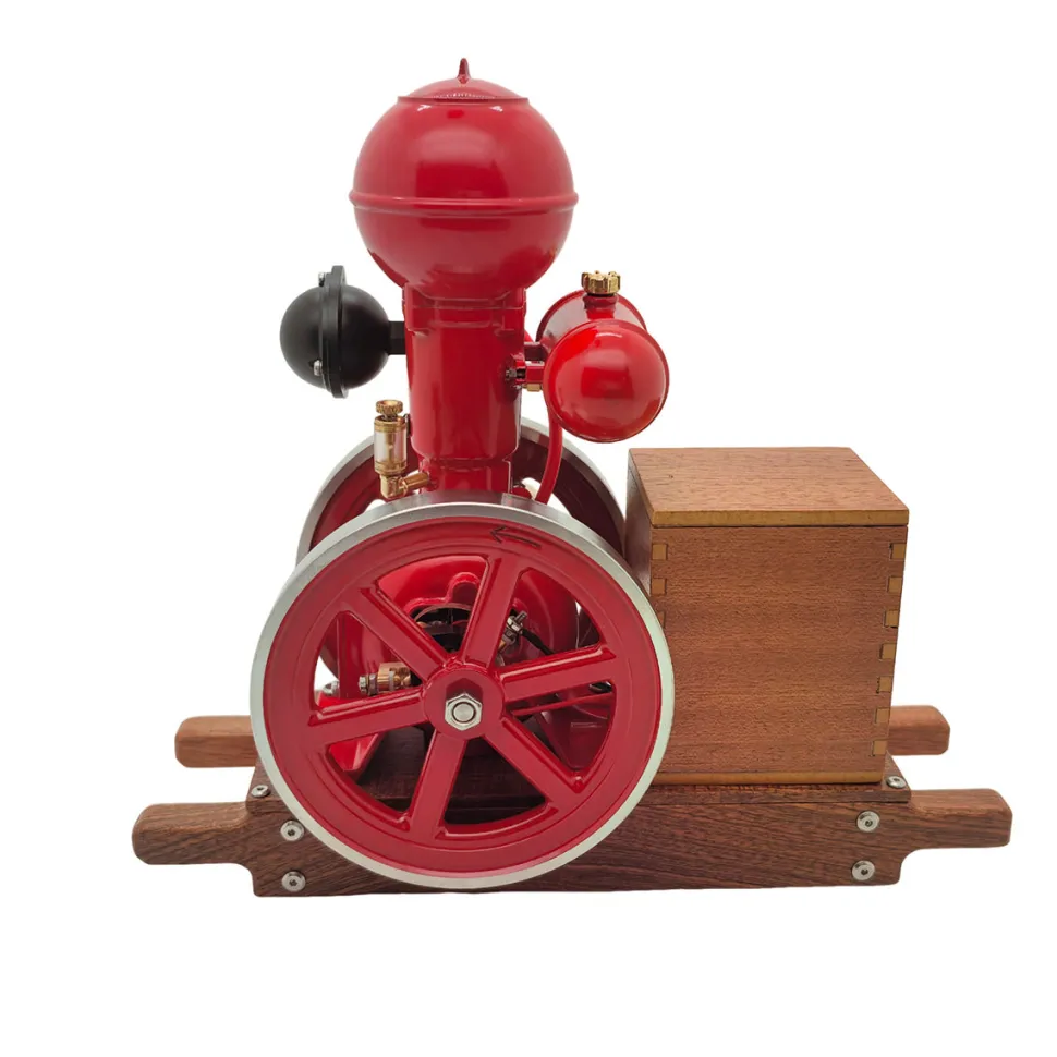 RETROL & OKMO B01 Ball Top Miniature Water-Cooled Single-Cylinder 4-Stroke Hit and Miss Gasoline Internal Combustion Engine Model