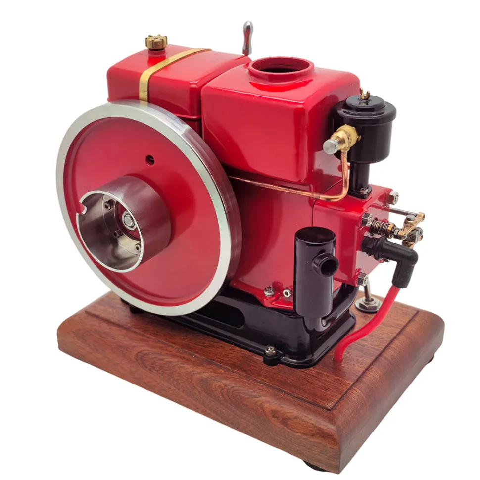 RETROL & OKMO 916 Hit and Miss Engine Model Four-Stroke Stationary Vintage Farm Internal Combustion Gasoline Engine RTR