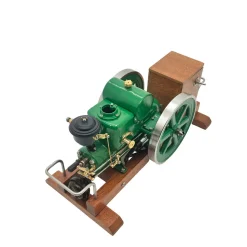 RETROL & OKMO 1110 Miniature 4-Stroke Water-Cooled Horizontal Gasoline Internal Combustion Engine Model