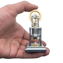 RETROL & OKMO Mini Stirling Hot Air External Combustion Engine Model-Educational Science Toy & Desk Decor