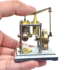 RETROL & OKMO Mini Stirling Hot Air External Combustion Engine Model-Educational Science Toy & Desk Decor