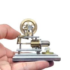 RETROL & OKMO Mini Stirling Hot Air External Combustion Engine Model-Educational Science Toy & Desk Decor
