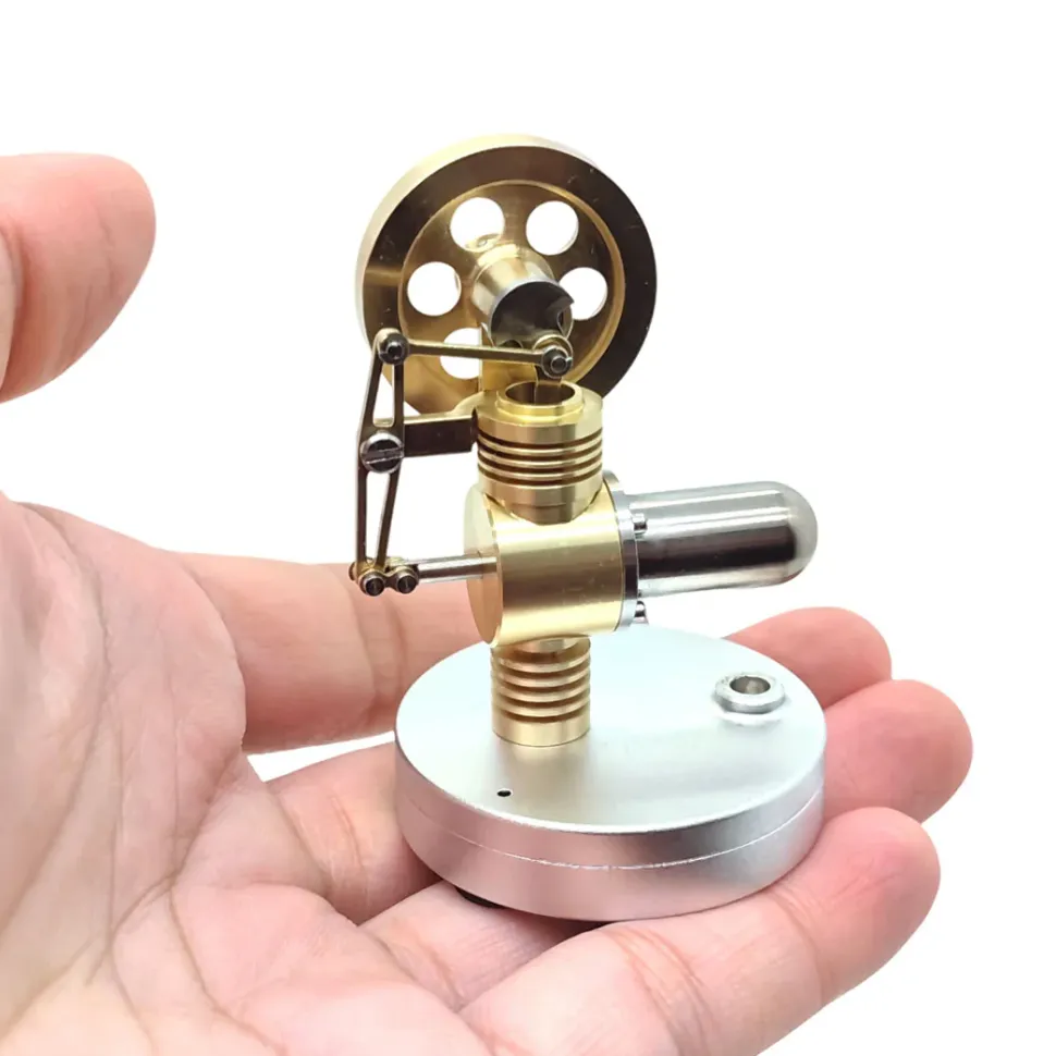 RETROL & OKMO Mini Stirling Hot Air External Combustion Engine Model-Educational Science Toy & Desk Decor