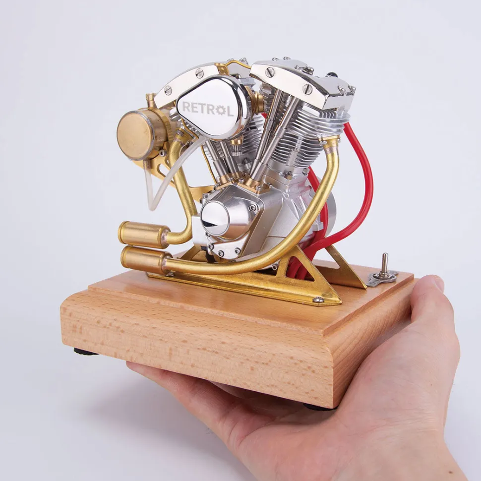 RETROL R31 4.2CC OHV V-Twin Cylinder Four-stroke Engine Gasoline Engine Motorcycle Engine Internal Combustion Engine Model