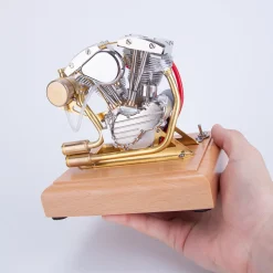 RETROL R32 4.2CC OHV V-Twin Model V2 Four-stroke Gasoline Engine Motorcycle Engine Internal Combustion Engine Model
