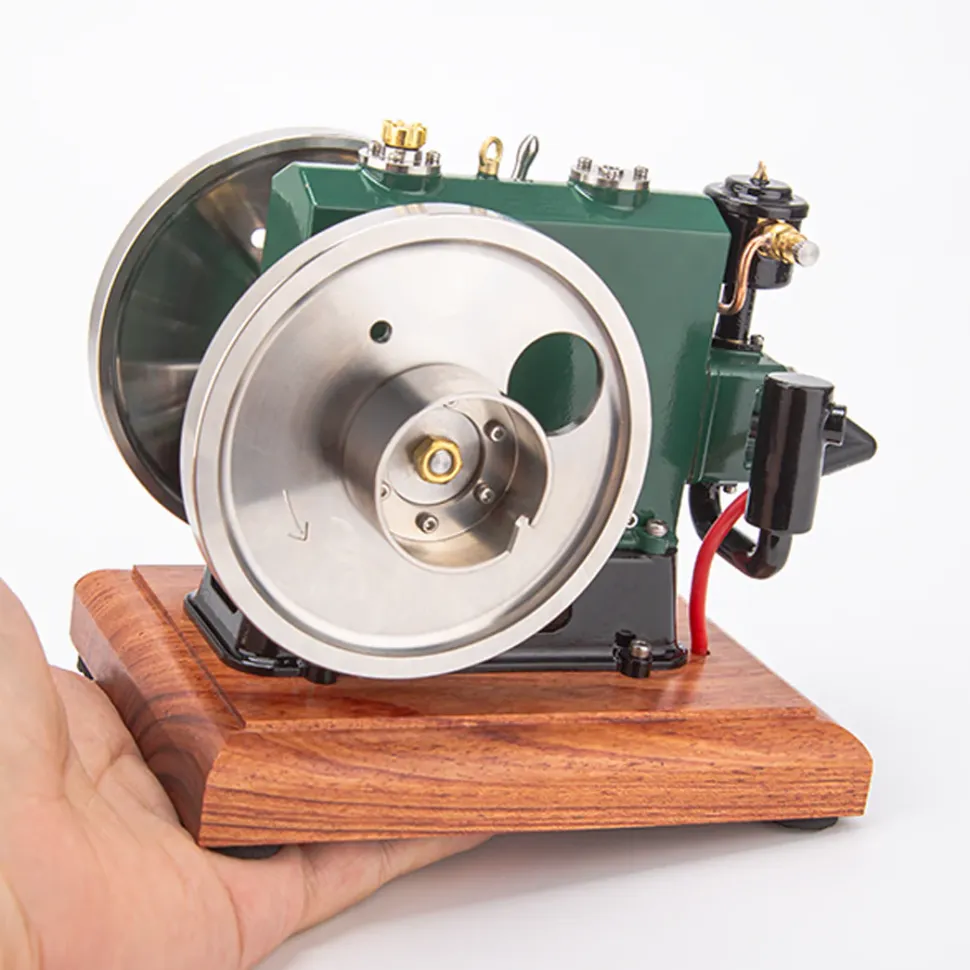 RETROL 1/8 Scale 3.6CC Mini Vintage Single Cylinder 4-Stroke Working Gasoline Engine Model