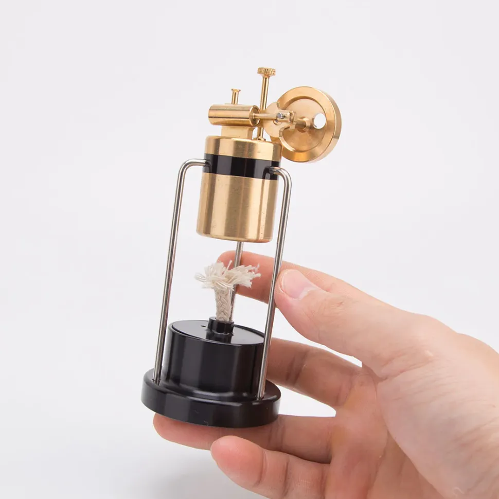 Retro Mini Three-Legged Oscillating Single-Cylinder Steam Engine Model