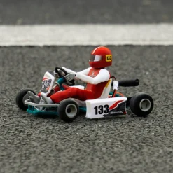 Retro Racer 1/32 Scale 2.4G Mini RC Kart Assembly Model Kit