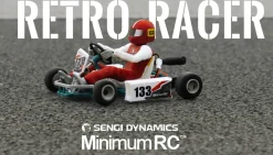 Retro Racer 1/32 Scale 2.4G Mini RC Kart Assembly Model Kit