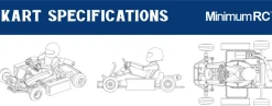 Retro Racer 1/32 Scale 2.4G Mini RC Kart Assembly Model Kit
