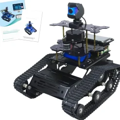 ROS Intelligent Tracked Robot Car Kit with LiDAR SLAM, Autonomous Navigation & Path Planning