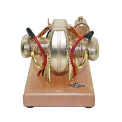 R90S 3.2cc Mini Gasoline Engine 2-Cylinder 4-Stroke Motorcycle Internal Combustion Engine ICE Engine Model