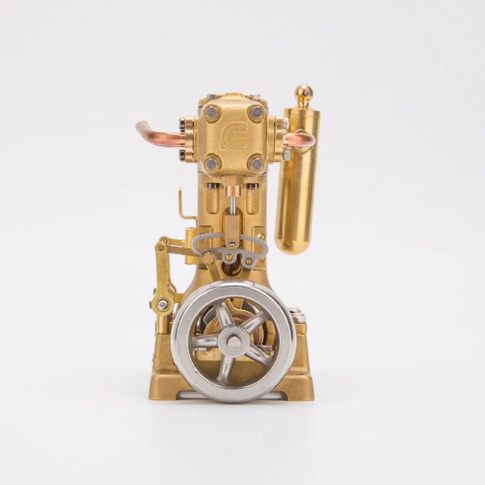 RW-L2 Retro Mini Inline Double Cylinder Steam Engine Model for 70-130cm Steamship
