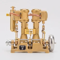 RW-L2 Retro Mini Inline Double Cylinder Steam Engine Model for 70-130cm Steamship