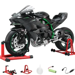 1/7 Scale Alloy Dynamic Motorcycle Model V4 Top Edition with Ignition System & Smoke Spray