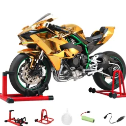 1/7 Scale Alloy Dynamic Motorcycle Model V4 Top Edition with Ignition System & Smoke Spray