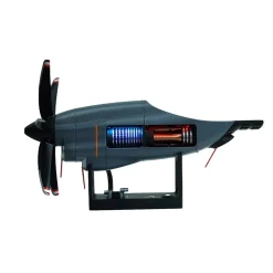 1/6 Scale C130 FDM 3D-Printed Variable-Pitch Turboprop Engine Model, STEM Educational Tool