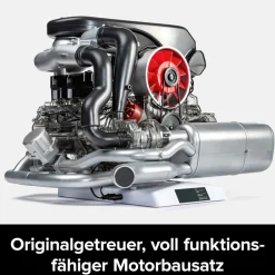 1/3 Scale DIY Horizontal Opposed 6-Cylinder Engine Kit with Operational Turbocharger - Electric Motorized STEM Educational Display Model