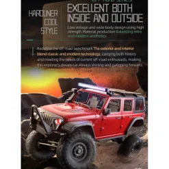 1/16 Scale Full-Proportional RC Crawler - Entry-Level Performance, High-detail Design