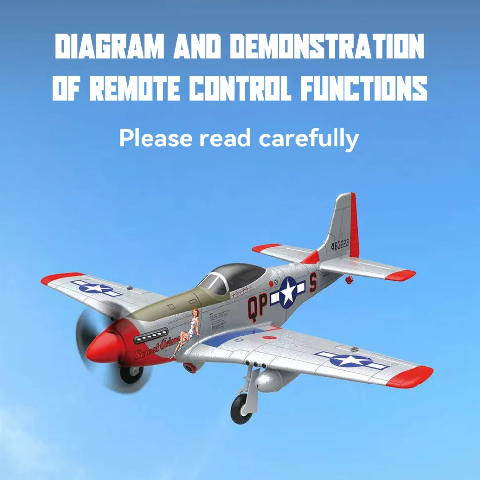 1/16 Scale 2.4G Brushless 685mm Wingspan RC EPP Fixed Wing Aircraft Model with 3 Flight Modes Gift for Boys