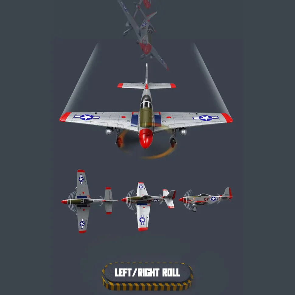 1/16 Scale 2.4G Brushless 685mm Wingspan RC EPP Fixed Wing Aircraft Model with 3 Flight Modes Gift for Boys