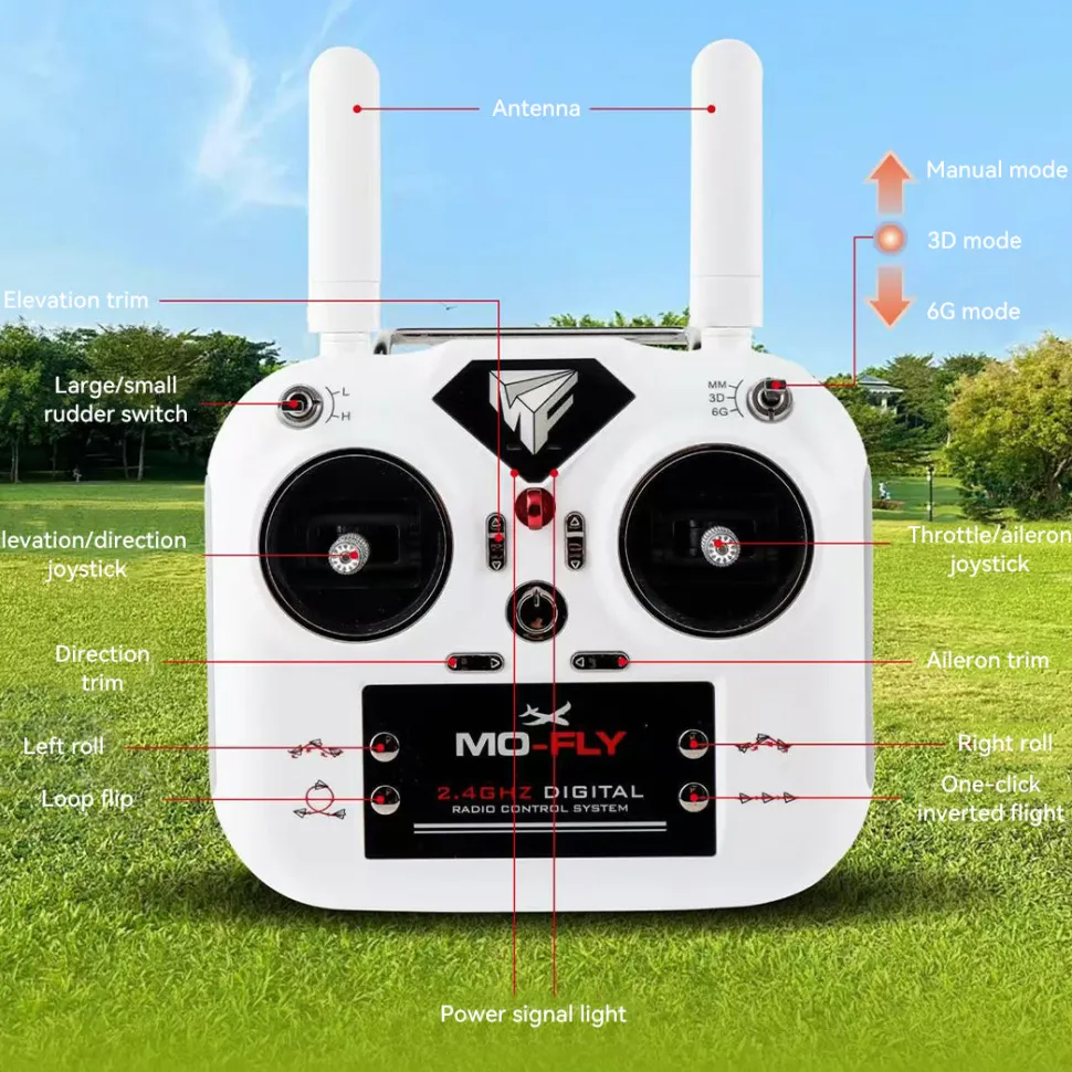 1/16 Scale 2.4G Brushless 685mm Wingspan RC EPP Fixed Wing Aircraft Model with 3 Flight Modes Gift for Boys