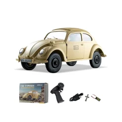 1/12 Scale 2.4G 4CH RC Military Vehicle Model with Switchable 2WD/4WD, LED Light Effects