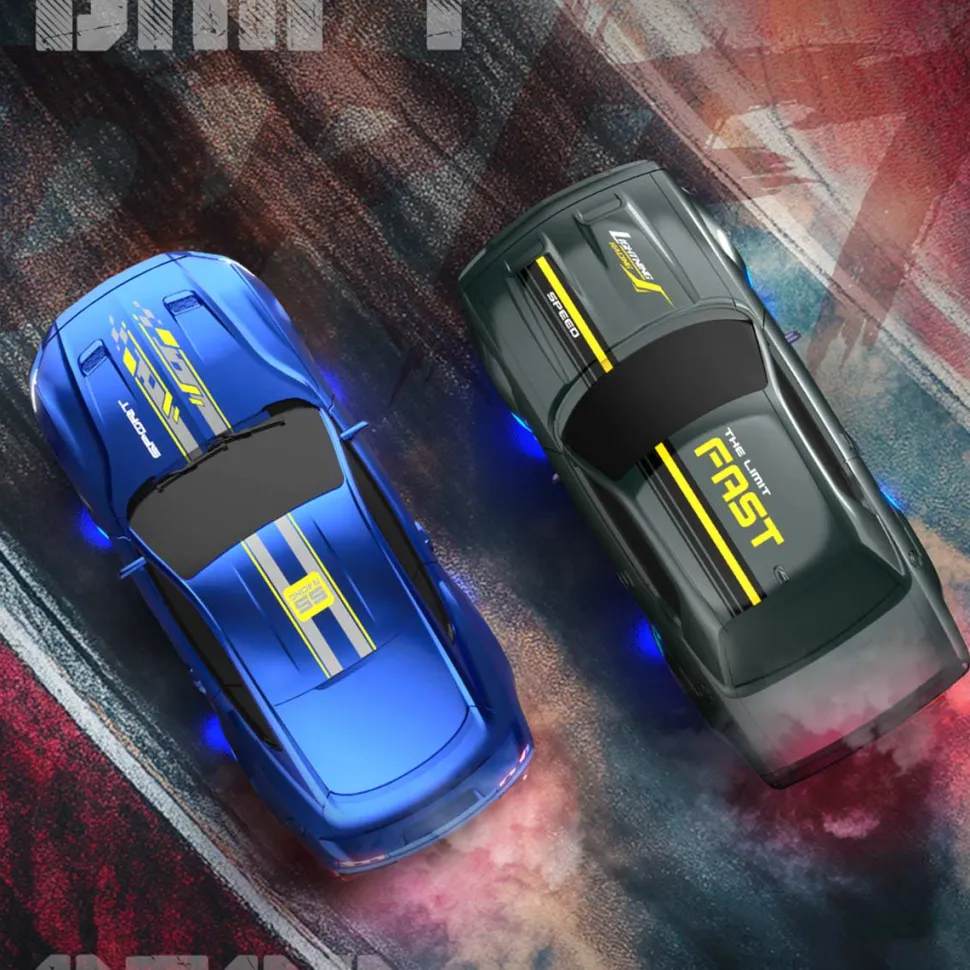 1/43 Scale 2.4G Full-Proportional Mini Electric RC Drift Racing Car Model with LED Lights