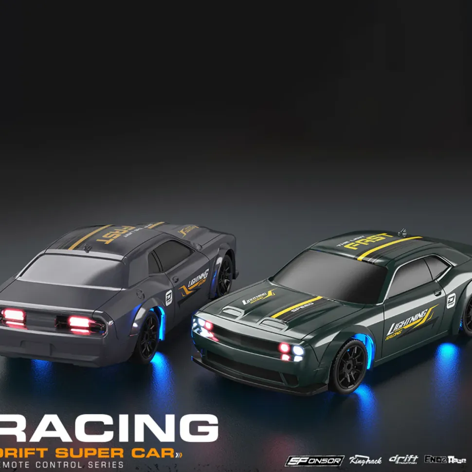 1/43 Scale 2.4G Full-Proportional Mini Electric RC Drift Racing Car Model with LED Lights