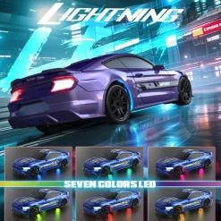 1/43 Scale 2.4G Full-Proportional Mini Electric RC Drift Racing Car Model with LED Lights