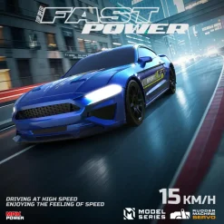 1/43 Scale 2.4G Full-Proportional Mini Electric RC Drift Racing Car Model with LED Lights