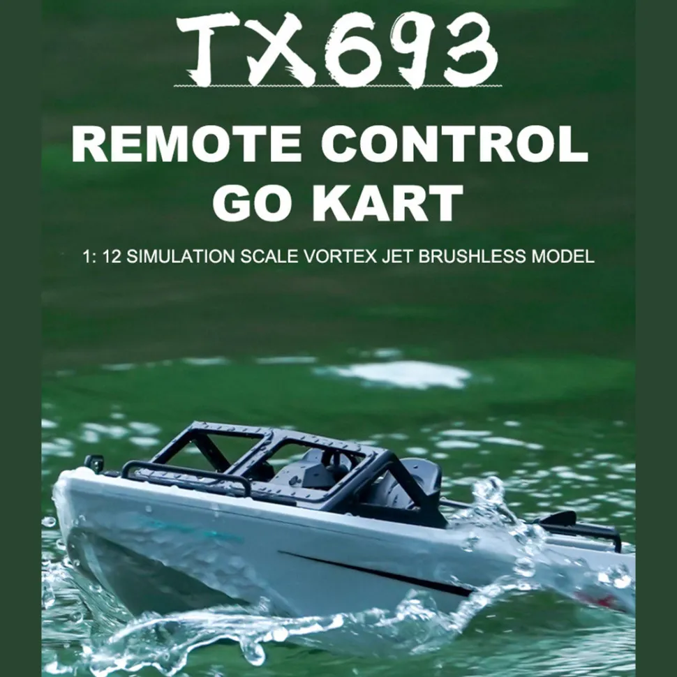 1/12 Scale 2.4G 8KM/H RC Karting Boat Model RTR Version