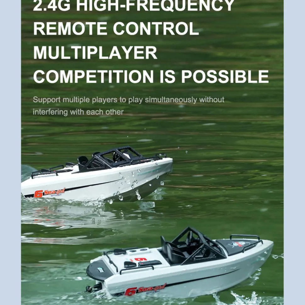 1/12 Scale 2.4G 8KM/H RC Karting Boat Model RTR Version