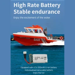 1/32 Scale 2.4G 8KM/H RC Rescue Boat Model RTR Version