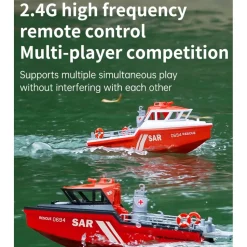 1/32 Scale 2.4G 8KM/H RC Rescue Boat Model RTR Version